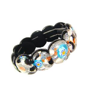 Murano Millefiori Glass Bracelet