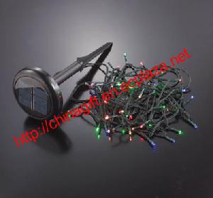 Solar Led Outdoor Lighting String Vary Colors