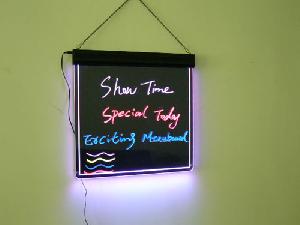 7 Color Acrylic Led Writing Board