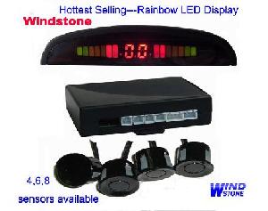 rainbow led parking sensor digital display