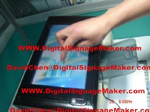 Interactive Touch Screen Advertising , Lcd Ad Player,