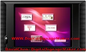 Touch Screen Lcd Digital Signge Screen Advertising , In Retail Promotion