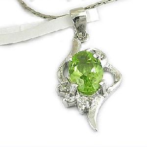 factory sterling silver olivine pendant sapphire earring jewelry 18k gold jewe