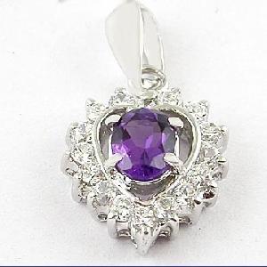 sterling silver amethyst pendant olivine earring blue topaz ring garnet