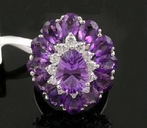 sterling silver amethyst ring garnet pendant jewelry olivine ruby brace