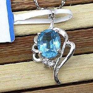 Sell Sterling Silver Natural Blue Topaz Pendant, Rubyring, Citrine Earring, Bracelet, Olivine Ring