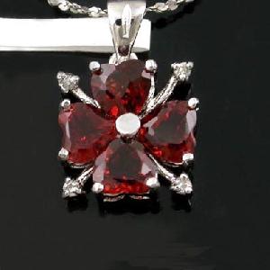 sterling silver garnet pendant beacelet citrine olivine sapphire