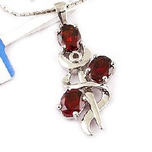 Sell Sterling Silver Natural Garnet Pendant, Citrine Earring, Smoky Quartz Ring, Amethyst Bracelet, 