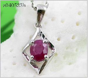 Sell Sterling Silver Natural Ruby Pendant, Amethyst Earring, Tourmaline Earring, Garnet Ring, Bracel