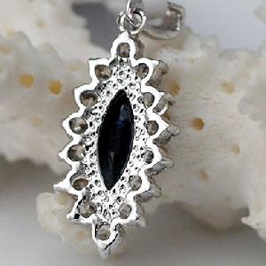 Sell Sterling Silver Natural Sapphire Pendant, Bracelet, Moonstone Silver Jewelry, 18k Gold Jewelry