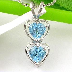 Sell Sterling Silver Natural Blue Topaz Pendant, Citrine Earring, Bracelet, Sapphire / Amethyst Ring