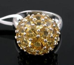 Sell Sterling Silver Natural Citrine Ring, Moonstone Pendant, Sapphire Earring, Silver Jewelry