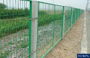 Framed Welded Mesh Fence