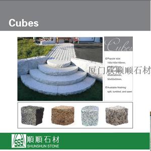 granite cobble stone cubestone cubic stones