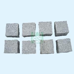 gray cobble paving stone