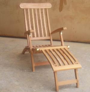 Atc-048 Bali Simply Steamer Chair Teak Outdoor Garden Furniture