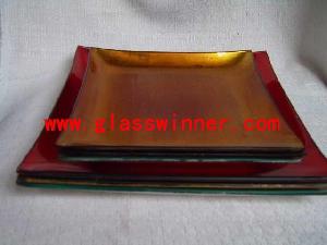 Gilding Glass Plate