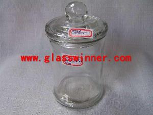 Glass Jar With Dome Lid