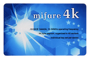 Mifare Card / Fudan F08 Chip Card