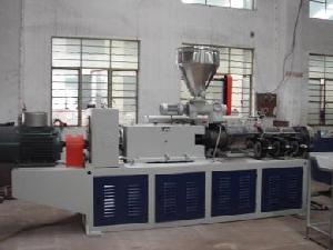 conical twin screw plastic extruder