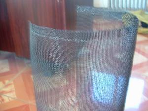 Black Coated Aluminum Window Screen Mesh