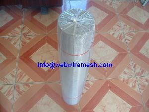 silver aluminum window screen mesh