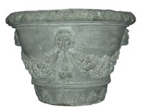 fiberglass commercial planters shipped