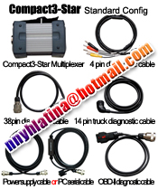 Benz Compact 3 Star Diagnosis Tester 2007 New Version