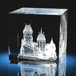 Karlstein Castle 3d Laser Crystal