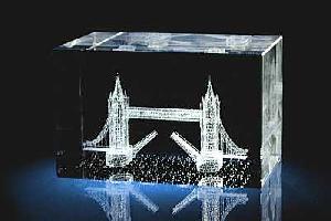 London Bridge 3d Laser Crystal