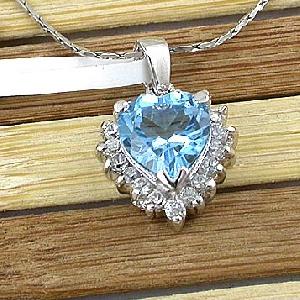 factory sterling silver blue topaz pendant earring jewelry 18k gold