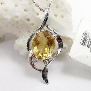 Sell Sterling Silver Natural Citrine Pendant, Earring, Blue Topaz Bracelet, Ring, Ruby Earring