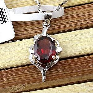 Sell Sterling Silver Natural Garnet Pendant, Amethyst Beacelet, Ruby Ring, Citrine Earring, Ring