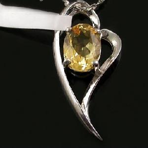 sterling silver citrine pendant beacelet ring earring jewelry
