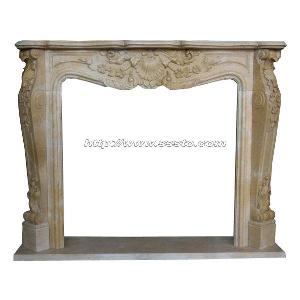 Carved Fireplace Mantel