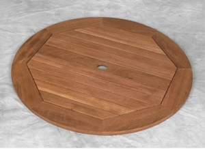 atm 2a teka lazy susan round wooden teak teck garden furniture
