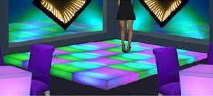 dance arena building led floor staging dancing mosaic stage