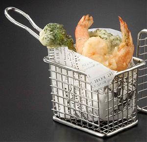 Rectangular Stainless Steel Mini Fry Basket