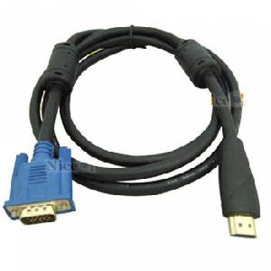 Pc To Tv Hdmi Male To 15 Pin Male Vga Cable