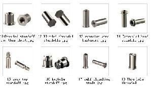 Blind Threaded Standoff, Thru Hole, Concealed Head And Sanp Top Standoffs
