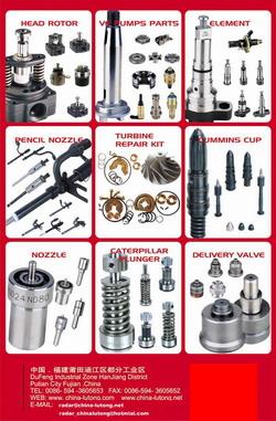 Head Rotor, Nozzle, Element / Plunger, Delivery Valve