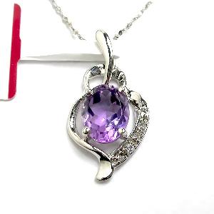 Factory For Sterling Silver Natural Amethyst Pendant, Ring, Tourmaline Earring, Citrine Ring, Earrin