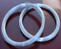 Silver Galvanized Wire