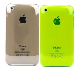 apple iphone 3gs 3g clear crystal case green grown