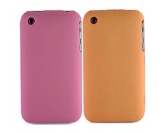 crystal case cover screen protector frame orange pink