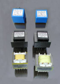 miniature voltage transformers \ laminated pcb mounting