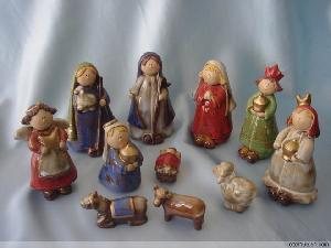 ceramic praying angel figurines nativity christmas giftwares decoration souvenirs nove