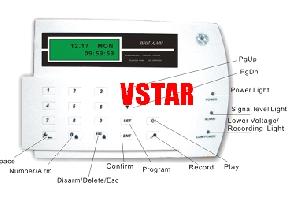 gsm wired wireless security system keypad