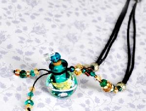 Murano Glass Essence Oil Bottles Necklace From China