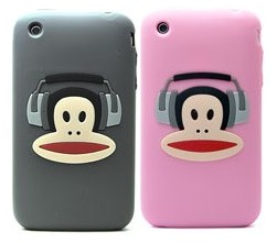 Apple Silicone Case Of Paul Frank For 3g / 3gs